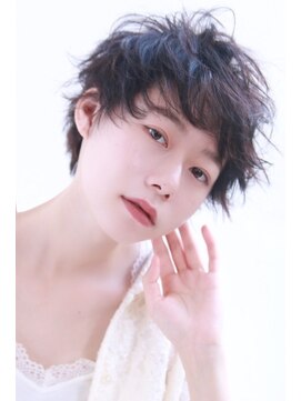 クレドガーデン 西新井店(CRED GARDEN) 小顔ひし形エアリーショートランダムパーマ203040代ショートボブ