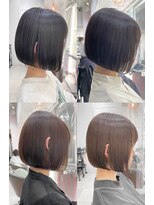 ユーフォリア エヌ 池袋サンシャイン通り店(Euphoria +n)&nbsp;ブリーチなしで叶う☆暗髪&明髪『人気ボブ』10代20代30代