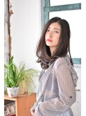 美肌に見える無造作ウェーブロング/マロンベージュ/柏 駅近 m