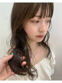 赤み消しオリーブベージュで外国人風透明感カラー
