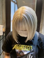 ゲーム 吉祥寺店(GAME)&nbsp;ダブルカラーブロンドベージュカラーケアブリーチハイトーン韓国