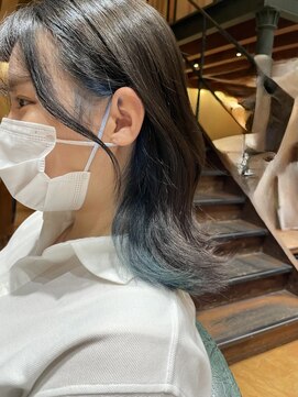 チップタップ 町田店(tip top) ちらっと可愛い インナーカラー #イヤリングカラー