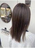 ブルーアッシュ×切りっぱなし