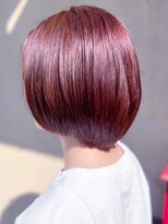 ヘアーハピネス ハート(hair happiness heArt)&nbsp;艶感♪髪質改善カラー大人可愛いピンクブラウン20代30代40代