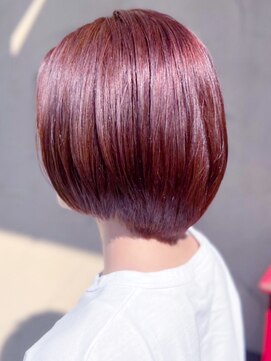 ヘアーハピネス ハート(hair happiness heArt) 艶感♪髪質改善カラー大人可愛いピンクブラウン20代30代40代