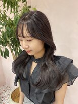 ボタン シブヤ(VOTAN SHIBUYA) ラベンダー/グレージュ/韓国ヘア/渋谷/レイヤー/顔まわり