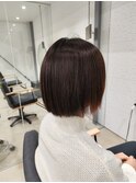 シン縮毛矯正×ボブ