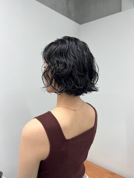 シュク 高円寺(SYUK) kanna【 高円寺 中野 】ボブパーマ/波パーマ/簡単スタイリング