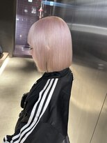ペレ 栄店(PELE) 切りっぱなしボブ/エアリーロング/美髪/ピンクブラウン/栄