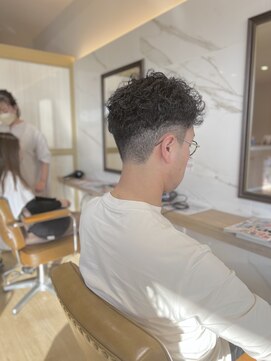 ラポールヘアー(rapport hair) 刈り上げ×クセ毛カール*