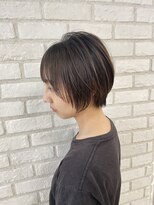 アッシュ 稲田堤店(Ash) シースルーショートボブ