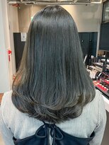 アイティーバイアルバム 八王子店(IT by ALBUM)&nbsp;エモージュ美髪グレージュカラーレイヤーロング_ba487731