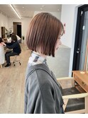 【Say.福岡】ミニボブ×ニュアンスカラー×アッシュベージュ