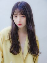 カナン 銀座(CANAAN) オトナ　前髪アリのフェミニンロングのレイヤーカットヘア
