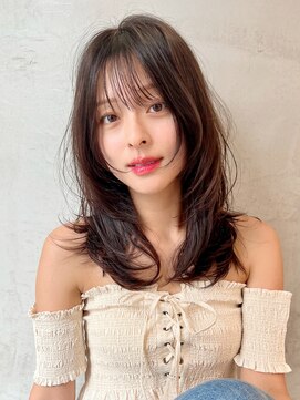 ロンドエニカ 大宮(Lond enika) くびれヘア/アプリコットオレンジ/ボブ/髪質改善/レイヤー/大宮