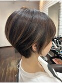 大人かわいい耳掛けくびれボブ