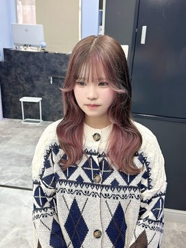 ホワイト 梅田(white) ＊SAKI＊ピンクベージュ×コーラルピンク