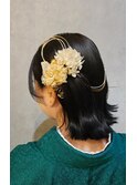 水引ボブアレンジ☆