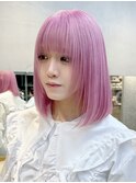 切りっぱなしボブ長めボブナチュラルボブ結べるボブ前下がりボブ