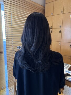 オーガニックエコ 川越(organic+eco) 20代30代韓国くびれヘア/イルミナカラーダークアッシュブラウン