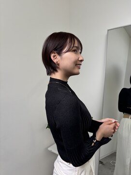 エスカーラ 町田(THE ESCALA) マッシュショート前髪長めハンサムショート黒髪ショー ト