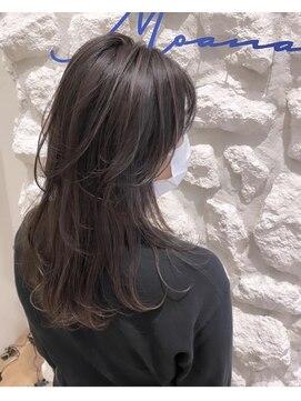 ヘアサロン エフ 渋谷(F) #アッシュブラウン　#ダークグレー　#レイヤーカット