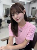 韓国風/レイヤーカット/顔周り/顔まわり/髪質改善/ベージュ