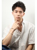 アップバングショート