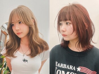 シラフ(SHIRAF)の写真/顔タイプ×トレンドカットで小顔に見えるお洒落なヘアに◎結んだ時も可愛くします♪