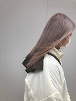 サクラ オモテサンドウ(SAKURA)&nbsp;ハイトーンラベンダーベージュ/ブリーチありダブルカラー/表参道