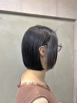 ファビ 渋谷(Fab) くびれヘア/暗めカラー/アプリコットオレンジ/縮毛矯正