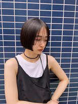 シーン(SCENE)&nbsp;[天神今泉/黒髪カタログ/クラゲヘアー/オリーブグレー]