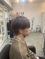 ウェーブ(WAVE)&nbsp;ラベンダーグレージュ×マッシュ