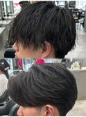 パーマ落とし曲がる縮毛矯正ニュアンスパーマ原宿