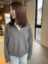 シロ 甲東園店(SHIRO)&nbsp;柔らかい動きのミディアムヘア【20代/30代/西宮美容室】