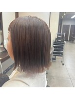 リリ(Liri material care salon by JAPAN)&nbsp;透明感ベージュブラウン×ナチュラル艶カラー