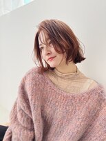 チェレ ブラン 堺東店(Chere brun)&nbsp;外はねボブ・暖色カラー・レッドブラウン・ピンクブラウン