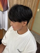 ラヴィス(LAVIS)&nbsp;リバースセンターパート/ニュアンスパーマ/ダウンバング/飯田