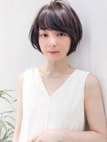 ノラ ギンザ(NORA GINZA)&nbsp;丸顔さんが1番漏れる大人ショートボブ 20代30代40代50代60代