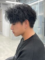 エルマーク 本山(L-MARK)&nbsp;ツイストスパイラル/スパイラルパーマ/メンズ/マッシュ/眉毛
