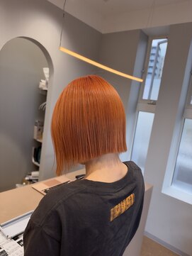 ヘアーラニッシュ 三郷中央店(hair Lanish) オレンジカラー