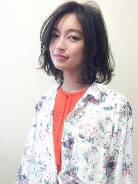 ブルックリンヘアー(BROOKLYN HAIR) アディクシーカラー ロブスタイル