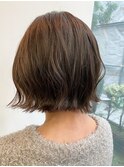 切りっぱなしボブ