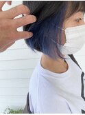 スカイブルーのインナーカラー