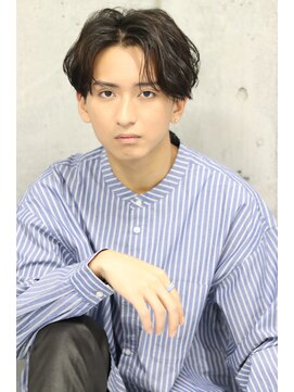 ヘアリゾート ラグーン(hair+resort lagoon) 好感度◎かき上げマッシュ×ウェーブパーマ秋冬