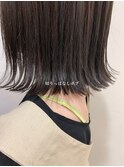 切りっぱなし/ボブベルボブ/オリーブグレー◎20代30代40代