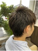 ツーブロえりあし自然に