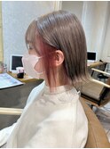 ミルクティーベージュ×ピンクベージュ