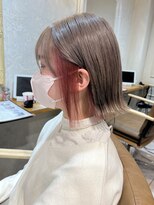 ラボヌール ヘアー エクラ(La Bonheur hair eclat) ミルクティーベージュ×ピンクベージュ