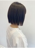 イルミナカラー◎束感切りっぱなしボブ